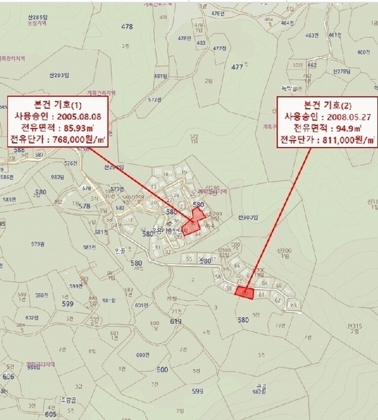 2025타경20570 강원특별자치도 횡성군 둔내면 우용리 580-60 숙박(콘도등) 경매 이미지
