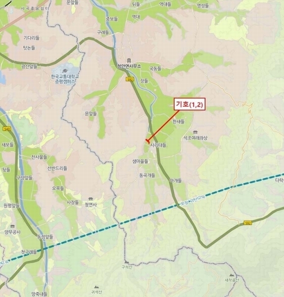 2026타경50054 충청북도 괴산군 청안면 문방리 775 농지 경매 이미지