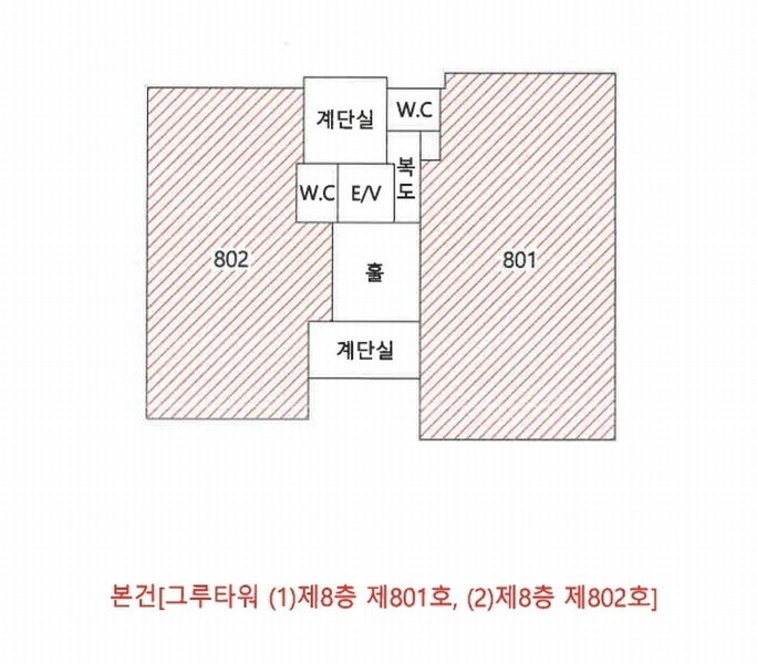 2025타경8822 대구광역시 수성구 알파시티1로 30, 그루타워 1동 8층 801호 근린상가 경매 이미지