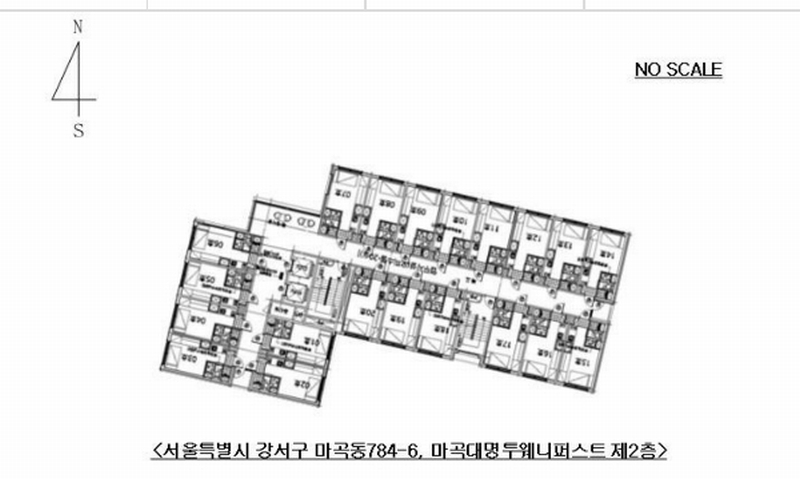2024타경147080 서울특별시 강서구 강서로 443, 마곡대명투웨니퍼스트 2층 210호 오피스텔[계약13평형] 경매 이미지