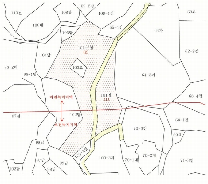 2025타경1380 제주특별자치도 서귀포시 서호동 101 임야 경매 이미지