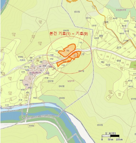 2025타경90 충청남도 청양군 장평면 죽림리 8 농가관련시설 경매 이미지