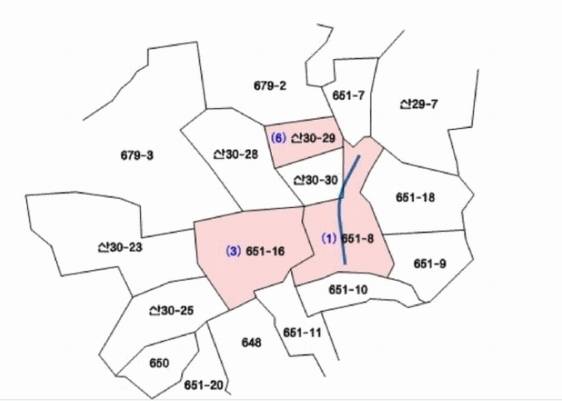 2025타경448 충청남도 부여군 석성면 석성리 651-8 농지 경매 이미지