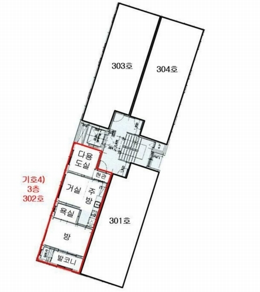 2025타경51324 서울특별시 강동구 상암로 72-15, 신주리버빌 3층 302호 다세대(빌라) 경매 이미지