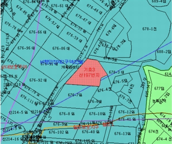 2024타경55275 강원특별자치도 강릉시 구정면 여찬리 산197 임야 경매 이미지