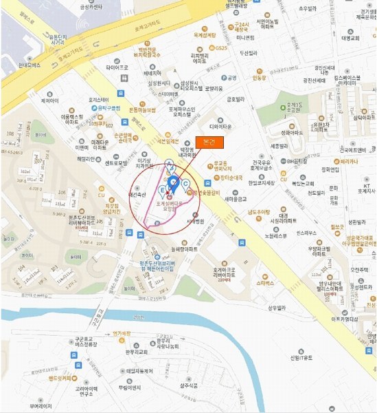 2025타경100760 경기도 안양시 동안구 호계동 711-1 근린상가 경매 이미지