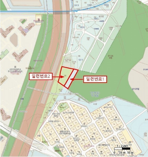 2025타경100874 경기도 과천시 막계동 1011-3 임야 경매 이미지