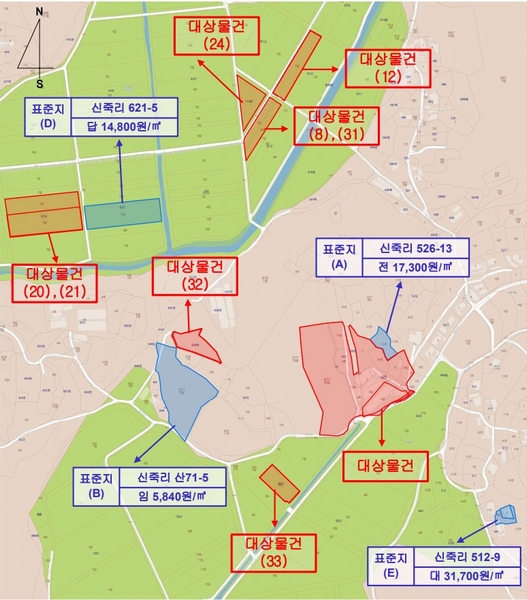 2024타경20921 충청남도 보령시 천북면 신죽리 638 농지 경매 이미지