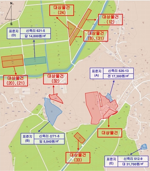 2024타경20921 충청남도 보령시 천북면 신죽리 612-1 농지 경매 이미지