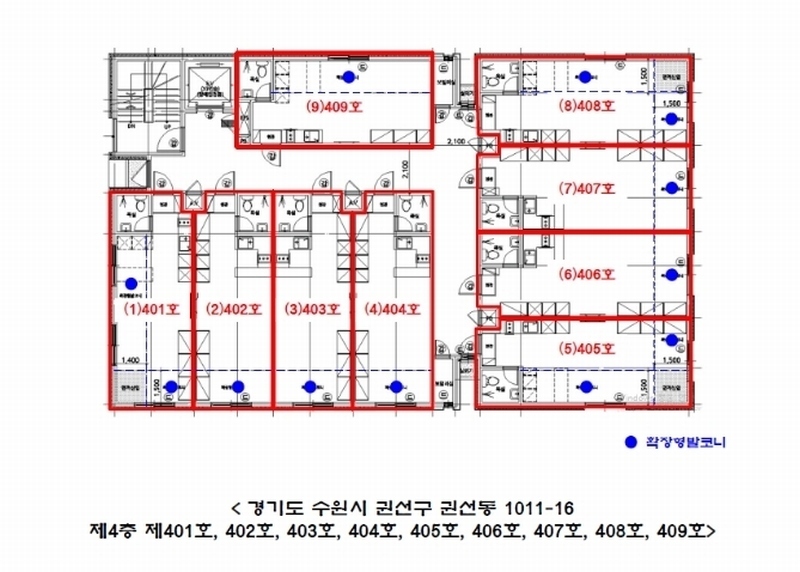 2024타경97910 경기도 수원시 권선구 권선로669번길 30, 제이프라디움 4층 403호 다세대(빌라) 경매 이미지