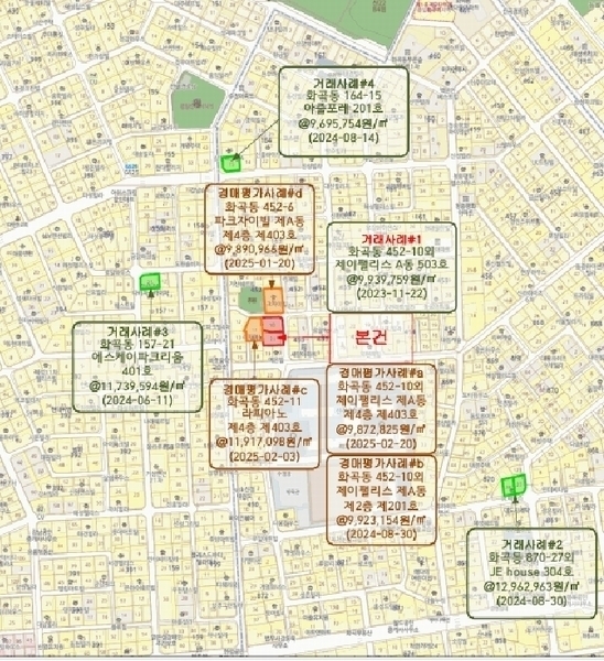 2025타경8236 서울특별시 강서구 곰달래로33길 63, 제이팰리스 에이동 4층 401호 다세대(빌라) 경매 이미지