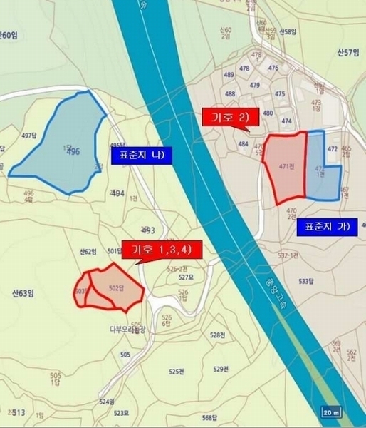 2024타경101957 경상북도 칠곡군 가산면 다부리 502 농지 경매 이미지