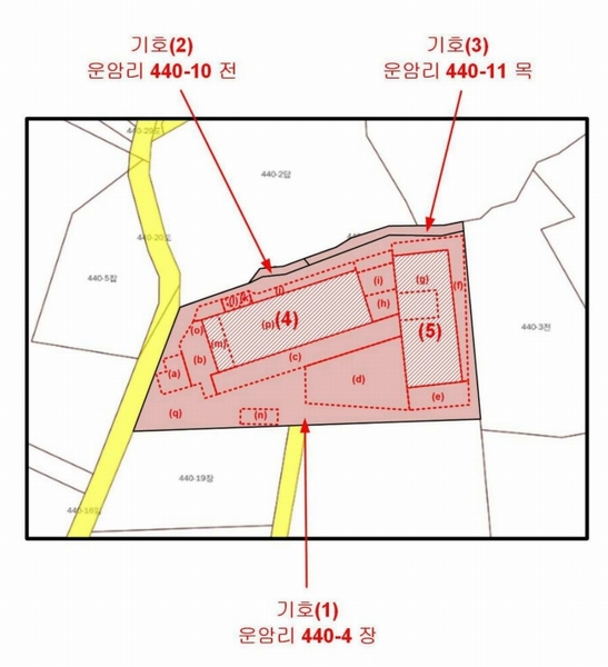 2024타경80206 경기도 양주시 은현면 운암리 440-10 목장용지 경매 이미지