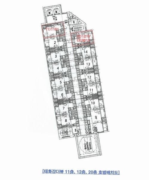 2025타경11661 울산광역시 남구 번영로 266, 태화강더뷰 12층 1215호 아파트[공급11평형] 경매 이미지