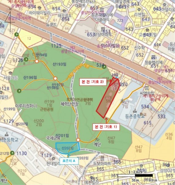 2025타경617 서울특별시 강서구 등촌동 산48-6 임야 경매 이미지