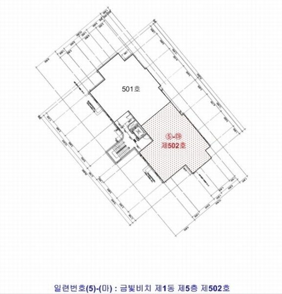 2024타경1330 전라남도 완도군 완도읍 개포로114번길 68-6, 금빛비치 1동 5층 502호 다세대(빌라) 경매 이미지