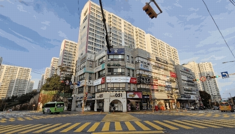2025타경3501 부산광역시 사하구 다대낙조2길 100, 다대동롯데캐슬몰운대아파트 주상가동 4층 405호 근린상가 경매 이미지
