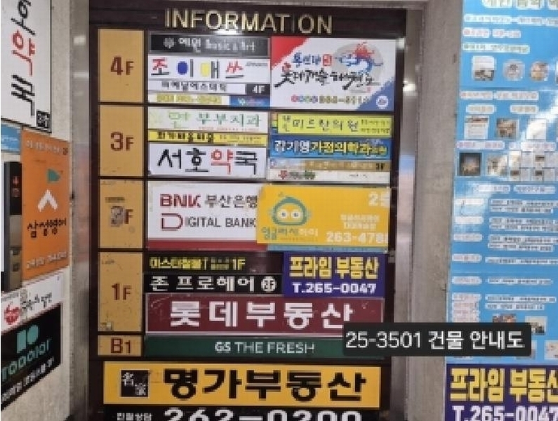 2025타경3501 부산광역시 사하구 다대낙조2길 100, 다대동롯데캐슬몰운대아파트 주상가동 4층 405호 근린상가 경매 이미지