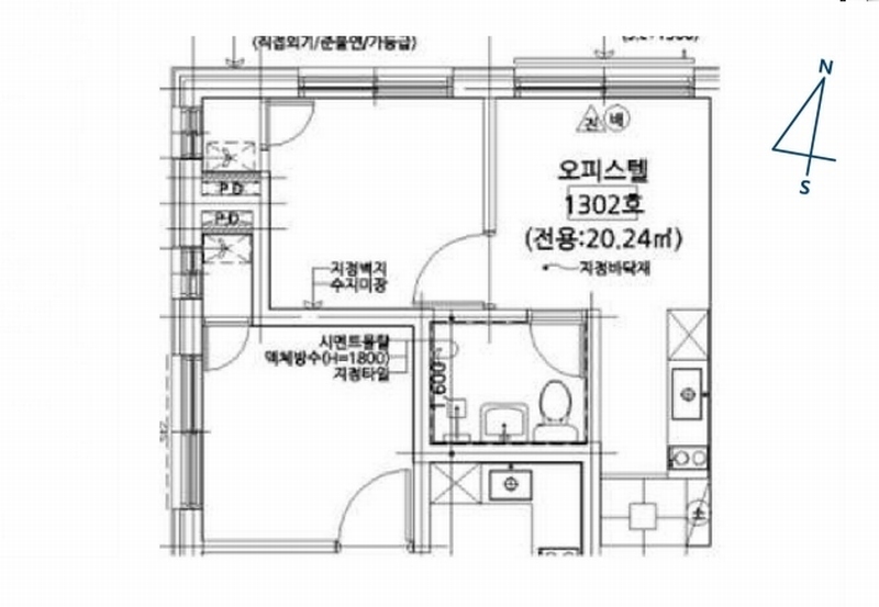 2025타경8848 서울특별시 강서구 곰달래로 112, 아줄리움 13층 1302호 오피스텔 경매 이미지