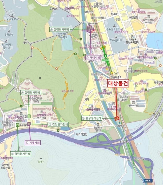 2025타경32141 광주광역시 동구 용산동 169-1 근린상가 경매 이미지