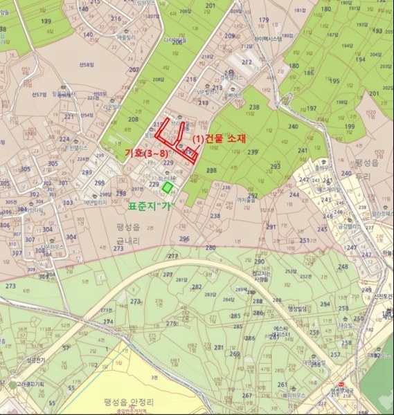 2024타경54264 경기도 평택시 팽성읍 근내리 229-1 다가구(원룸등) 경매 이미지