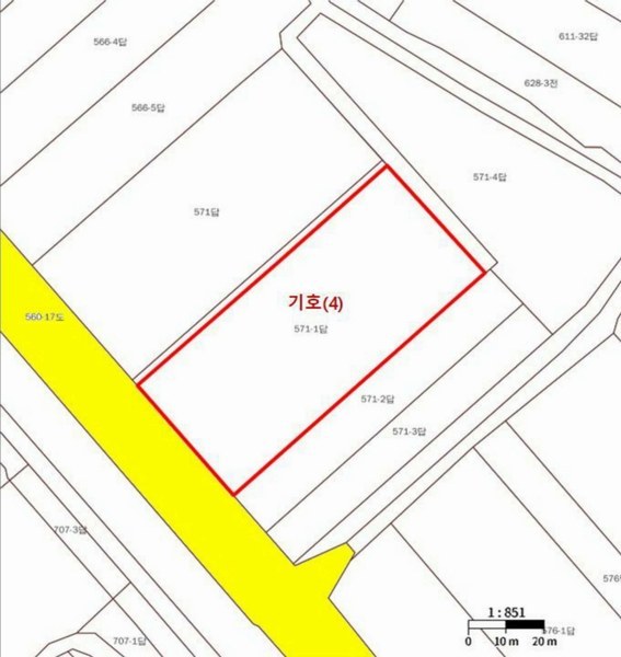 2025타경665 경기도 평택시 오성면 양교리 571-1 농지 경매 이미지