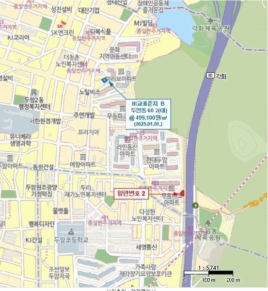 2025타경34496 광주광역시 북구 두암동 124-1 농지 경매 이미지