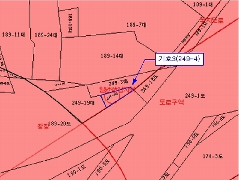 2025타경8058 경상북도 영천시 성내동 249-4 대지 경매 이미지