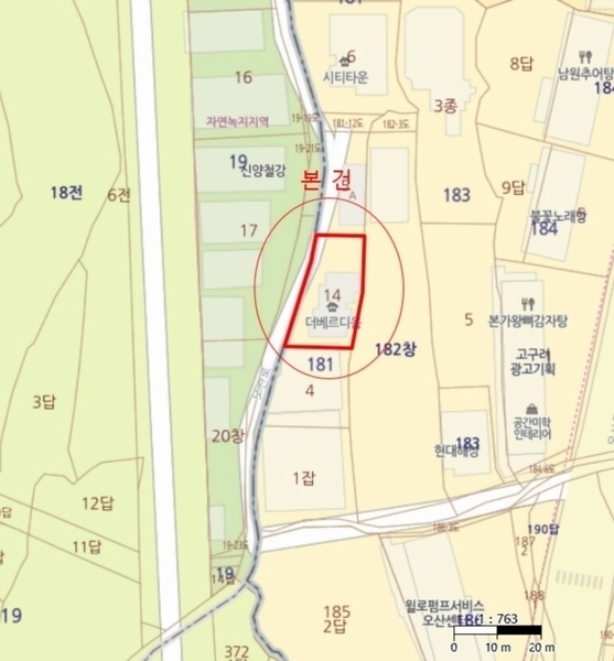 2024타경10050 경기도 오산시 오산로 9-12, 더베르디움 비동 4층 401호 다세대(빌라)[공급21평형] 경매 이미지