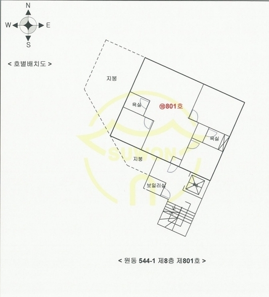 2024타경10623 경기도 오산시 밀머리로 50, 구분건물 8층 801호 오피스텔 경매 이미지