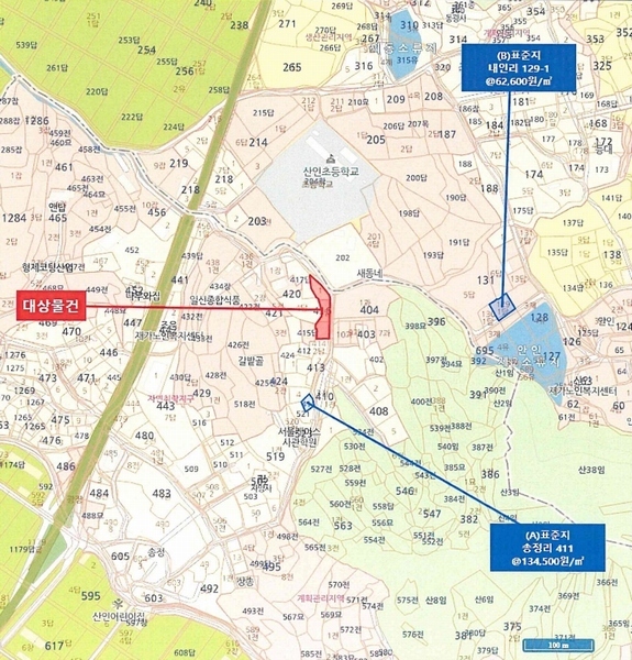 2025타경229 경상남도 함안군 산인면 송정리 416-4 농지 경매 이미지