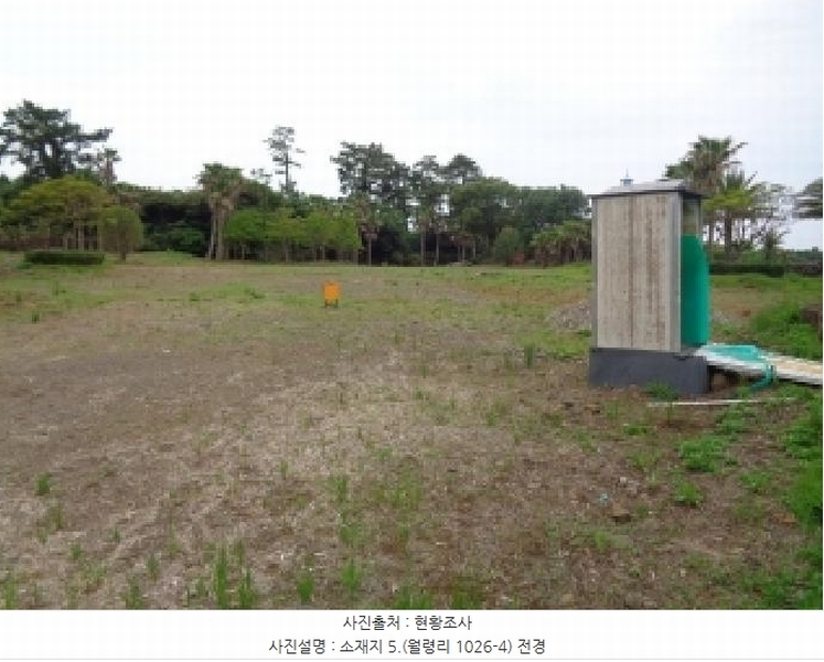 2025타경1357 제주특별자치도 제주시 한림읍 월령리 1026-4 농지 경매 이미지