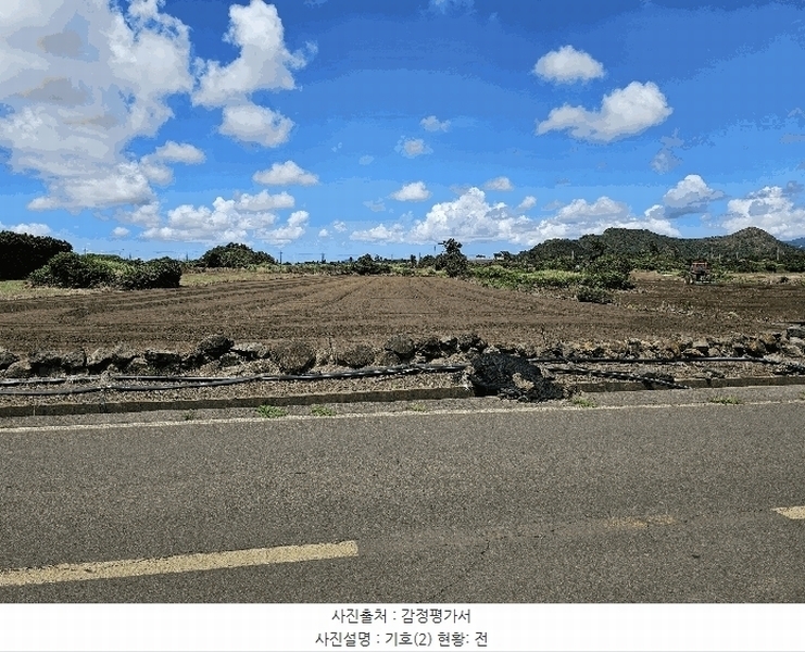 2025타경1578 제주특별자치도 서귀포시 대정읍 상모리 725-4 농지 경매 이미지