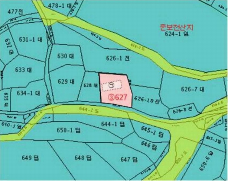 2025타경51491 전라남도 신안군 안좌면 소곡리 627 대지 경매 이미지