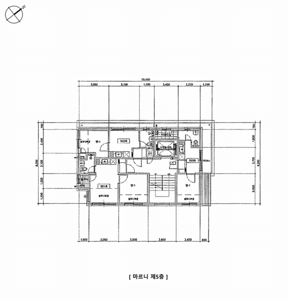 2025타경9455 서울특별시 강서구 화곡로50길 26-4, 마르니 5층 503호 다세대(빌라) 경매 이미지