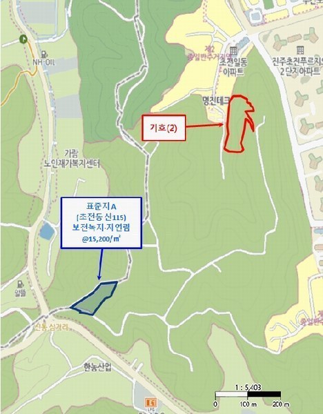 2025타경588 경상남도 진주시 초전동 산37-2 임야 경매 이미지