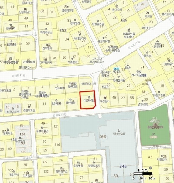 2025타경9549 서울특별시 강서구 강서로15길 40, 감성하이츠 2층 202호 다세대(빌라)[공급12평형] 경매 이미지