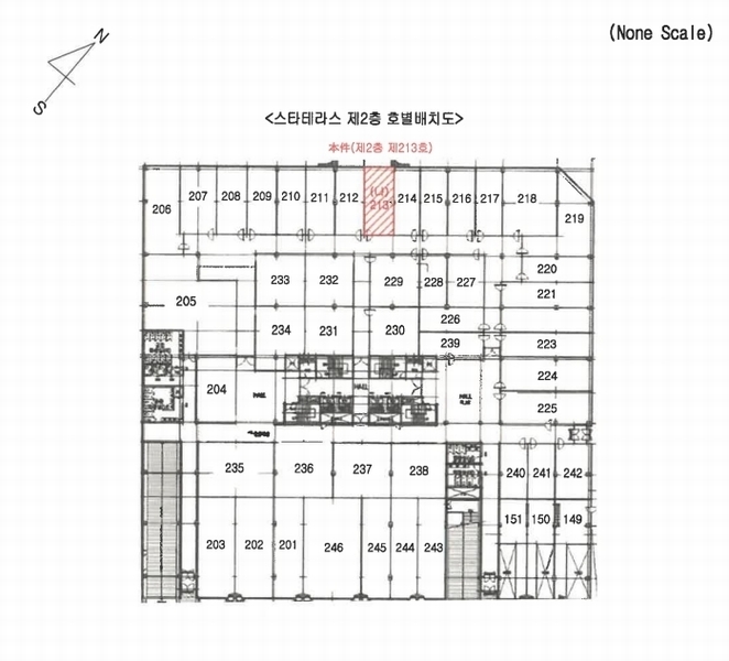 2025타경5139 부산광역시 기장군 기장읍 기장해안로 172, 스타테라스 2층 213호 근린상가 경매 이미지