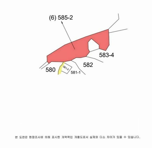 2025타경100218 경상북도 영주시 장수면 갈산리 585-2 대지 경매 이미지