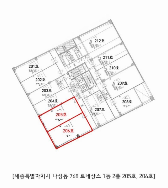 2025타경502887 세종특별자치시 나성동 768 근린상가 경매 이미지