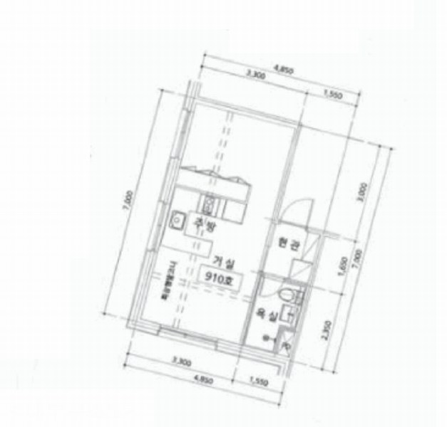 2025타경55133 경기도 수원시 권선구 효원로256번길 45, 테마 9층 910호 다세대(빌라) 경매 이미지