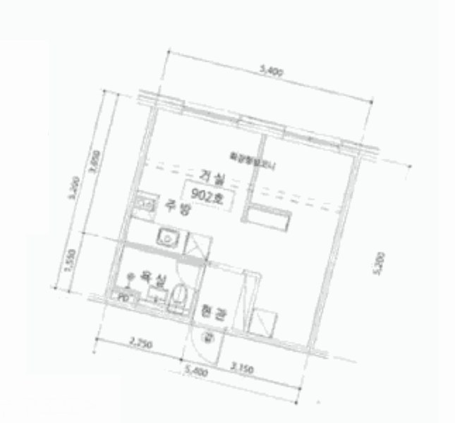 2025타경55133 경기도 수원시 권선구 효원로256번길 45, 테마 9층 902호 다세대(빌라) 경매 이미지
