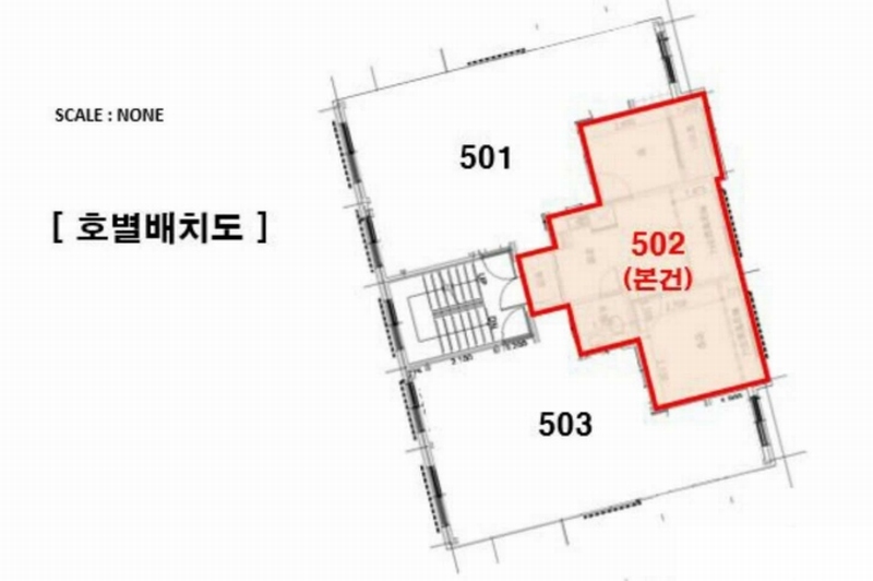 2025타경9858 서울특별시 양천구 오목로 102, 우림베스티아 5층 502호 다세대(빌라)[공급10평형] 경매 이미지