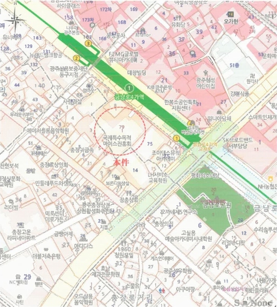 2025타경1816 광주광역시 동구 금남로 202, 로머스파크주건축물 7층 704호 오피스텔[계약40평형] 경매 이미지
