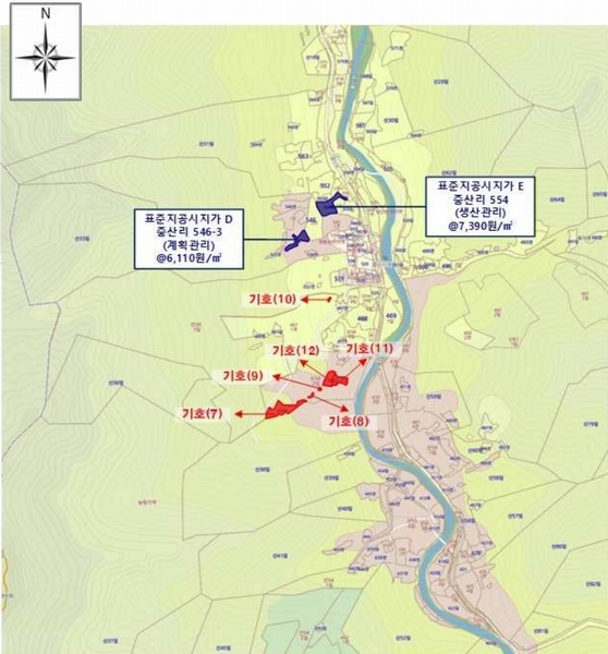 2025타경52543 전라남도 구례군 문척면 중산리 462-1 농지 경매 이미지