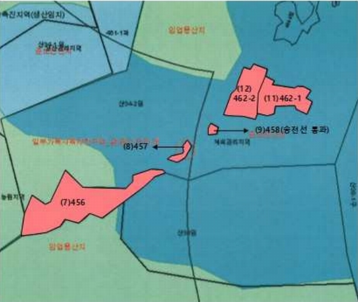 2025타경52543 전라남도 구례군 문척면 중산리 457 농지 경매 이미지