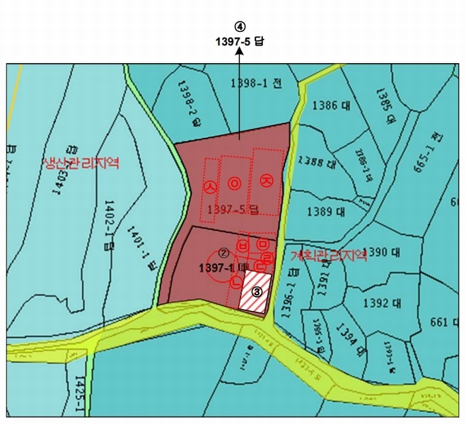 2026타경17 전라남도 고흥군 도화면 봉룡리 1397-5 농지 경매 이미지
