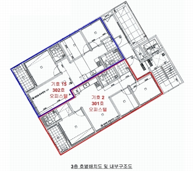 2025타경101271 경기도 군포시 금재로1번길 19, 길남타운 3층 302호 오피스텔[계약37평형] 경매 이미지