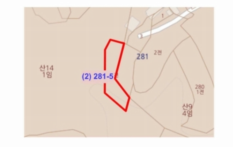 2024타경57336 충청북도 청주시 청원구 내수읍 은곡리 281-5 농지 경매 이미지