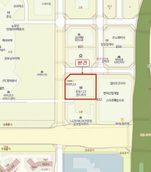 2024타경12025 경기도 화성시 동탄첨단산업1로 14, 동탄케이밸리 1층 120호 근린상가 경매 이미지